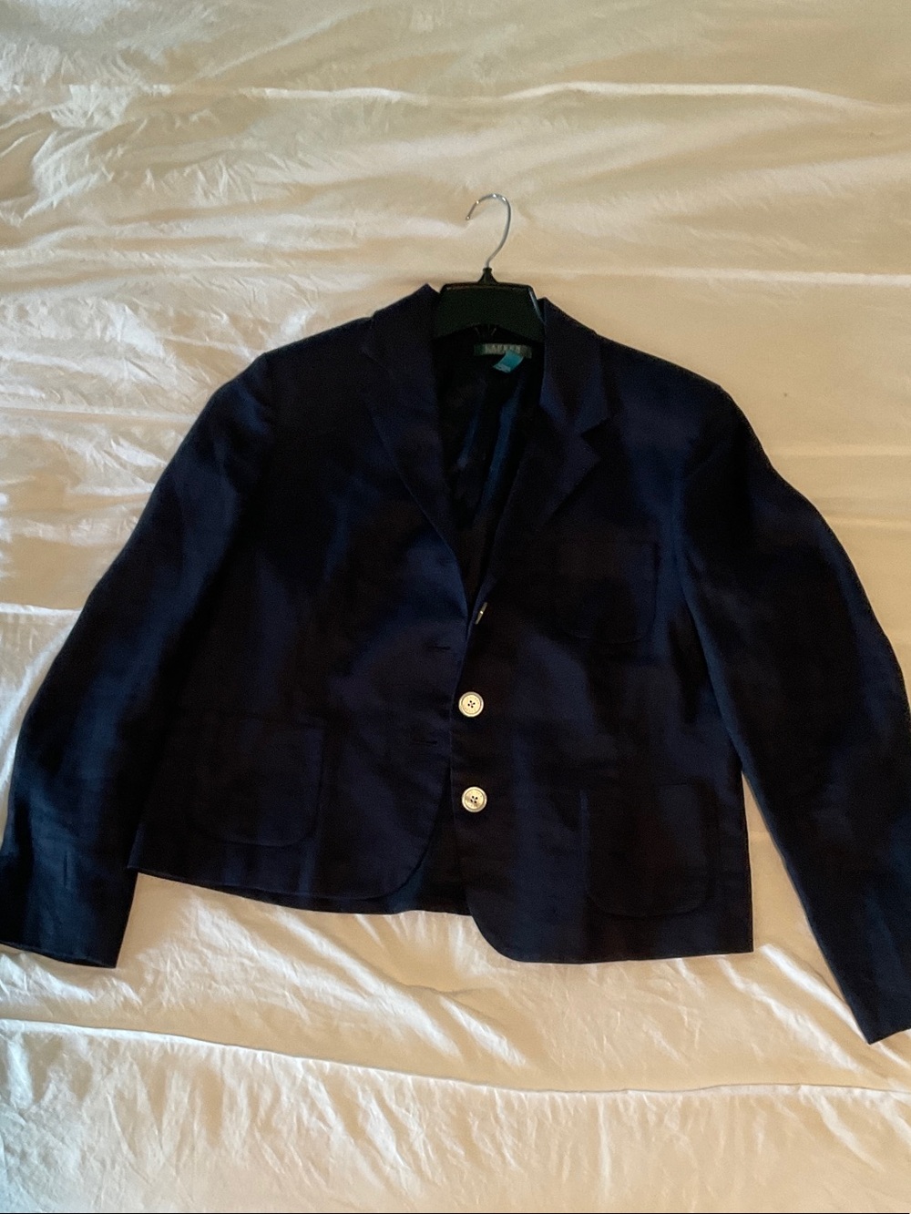 Ralph Lauren Navy Two-Button Blazer